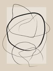 Pelcasa Soft Abstract Lines Art - 70x100 cm 