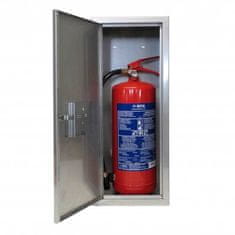 CZ Nerezový kovový box na hasiaci prístroj 6 kg - kľúč stred
