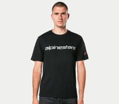 Alpinestars Linear Wordmark 2.0 CSF black/grey/red tričko vel. 2XL