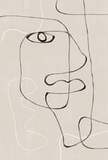 Pelcasa Abstract Face No1. - 70x100 cm 