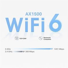 TP-LINK Wi-Fi router Deco X10(1-pack) AX1500, WiFi 6, 2x GLAN, 2,4/5GHz