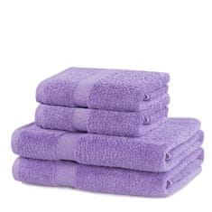 DecoKing Sada světle fialových ručníků Niki