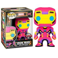 Funko POP figúrka Marvel Iron Man Black Light Exclusive 