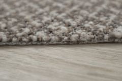 Vopi AKCIA: 80x80 cm Metrážny koberec Toledo béžové - neúčtujeme odrezky z role! (Rozmer metrového tovaru Kruh s obšitím)