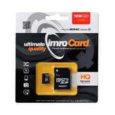 IMRO Karta micro SD+adaptér 128GB class10 IMRO UHS-3