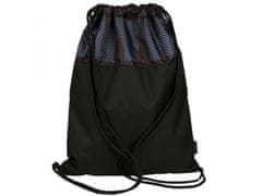 STARPAK Čierny taška na topánky a školný taška na rameno New York STARPAK, 45x36cm 