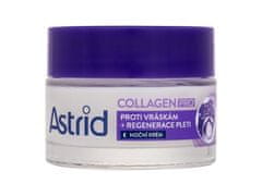 Astrid Astrid - Collagen PRO Anti-Wrinkle And Regenerating Night Cream - For Women, 50 ml 