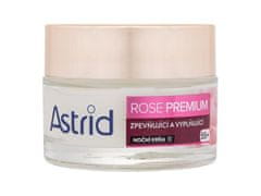 Astrid Astrid - Rose Premium Firming & Replumping Night Cream - For Women, 50 ml 