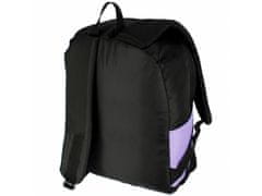 STARPAK Fialovo-čierny mládežnícky batoh, školský batoh pre dievča 42x30x14 STARPAK 