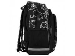 STARPAK Mačičky holografický čierny batoh pre dievčatá, objemný 40x29x20cm STARPAK 