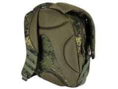 STARPAK Zelený školský batoh v maskáčovom štýle, mládežnícky batoh, objemný 43x35x21cm STARPAK 