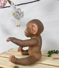 Guca 991 REBORN OPIČKA - realistická opička miminko s celovinylovým tělem - 32 cm