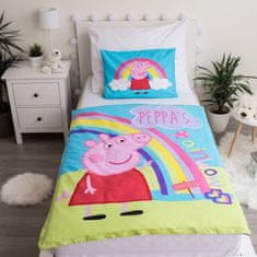 Jerry Fabrics Obliečky do postieľky Peppa Pig 016 baby 100x135, 40x60 cm