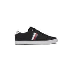 Tommy Hilfiger Obuv čierna 46 EU Hi Vulc Low Stripes Mesh