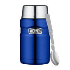 Thermos Termoska na jedlo so skladacou lyžicou a šálkou 710ml blue