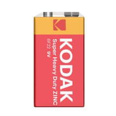 KODAK Kodak SUPER HEAVY duty zinc-chloride 9V batéria