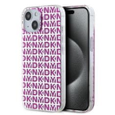 DKNY Zadný kryt PC/TPU Repeat Patter pre iPhone 15 Pink