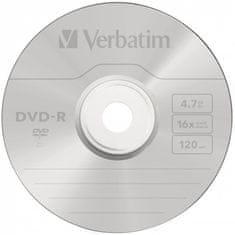 DVD-R(10-Pack)Spindl/MattSlvr/16x/4.7GB