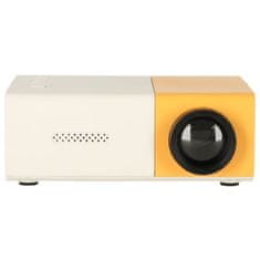 KIK KX3913 Mini prenosný projektor žlto-biely