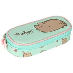 KIK KX3766_1 Polstrovaný peračník s chlopňou Pusheen Mint