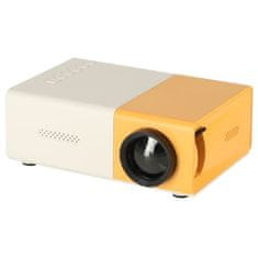 KIK KX3913 Mini prenosný projektor žlto-biely