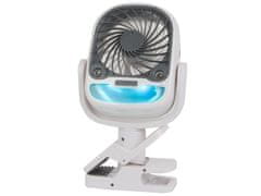 Verk  16033 Ventilátor s klipom USB, RGB 2 v 1 biely