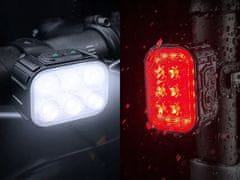 Verk  14489 Sada LED osvetlenia na bicykel IP65, USB 2 ks