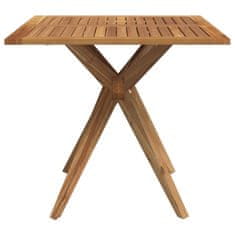 Petromila vidaXL Záhradný stôl štvorcový 85x85x75 cm akáciový masív