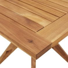 Petromila vidaXL Záhradný stôl štvorcový 85x85x75 cm akáciový masív