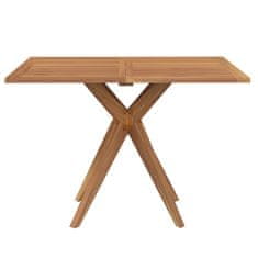 Petromila vidaXL Záhradný stôl štvorcový 110x110x75 cm akáciový masív