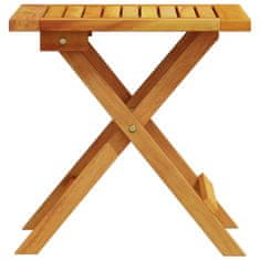 Vidaxl Záhradný bočný stolík 40x40x40 cm masívne akáciové drevo
