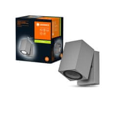 Osram LEDVANCE vonkajšie nástenné svietidlo ENDURA Classic Cube Adjustable Wall strieborná 4058075763586
