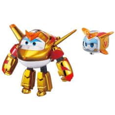 Alpha Group Super Wings Transforming Character Golden Boy mit Pet