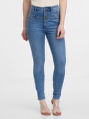 Orsay Modré dámské skinny fit džíny 36