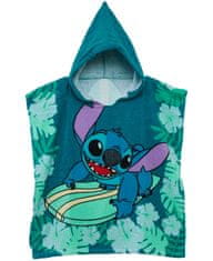 Aymax Disney Lilo a Stitch Surf plážová osuška pončo 60x120 cm