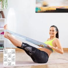 InnovaGoods Elastický fitness pás na strečing so sprievodcom cvičení Stort InnovaGoods 