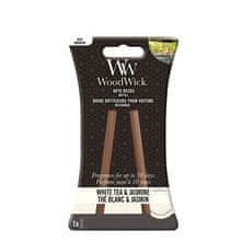Woodwick WoodWick - Auto Reeds Refill White Tea & Jasmine - Replacement car incense sticks 