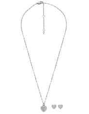 Fossil Pôvabná súprava oceľových šperkov Harlow JF04669SET (náhrdelník, náušnice)