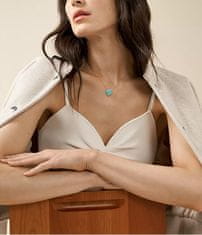 Skagen Romantický pozlátený náhrdelník Sofie Sea Glass SKJ1801710