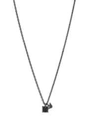 Emporio Armani Moderný pánsky náhrdelník s kryštálmi Couples EGS3083060