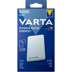 VARTA PowerBank 5000mAh 2x USB-A 1x USB-C