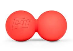 Hs Hop-Sport Dvojitá masážna loptička 63mm - červená