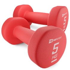 Hs Hop-Sport Sada neoprénových fitness činiek 2x5kg 