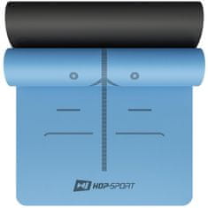 Hs Hop-Sport Podložka na jogu PU 0,5cm HS-P005GM modrá