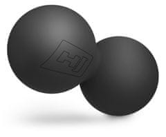 Hs Hop-Sport Dvojitá masážna loptička 63mm čierna