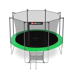 Hs Hop-Sport Trampolína Hop-Sport 12ft (366cm) s vnútornou ochrannou sieťou zelená