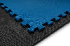 Hs Hop-Sport Podložka puzzle EVA 1cm - 9 ks čierno/bielo/ modrá