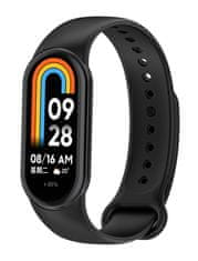 Techsuit Silikónový remienok W014 pre Xiaomi Mi Band 8 black