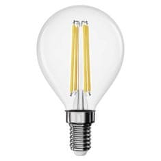 EMOS LED žiarovka Filament Mini Globe / E14 / 3,4 W (40 W) / 470 lm / Neutrálna biela