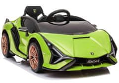 shumee Lamborghini Sian Green auto poháňané batériou